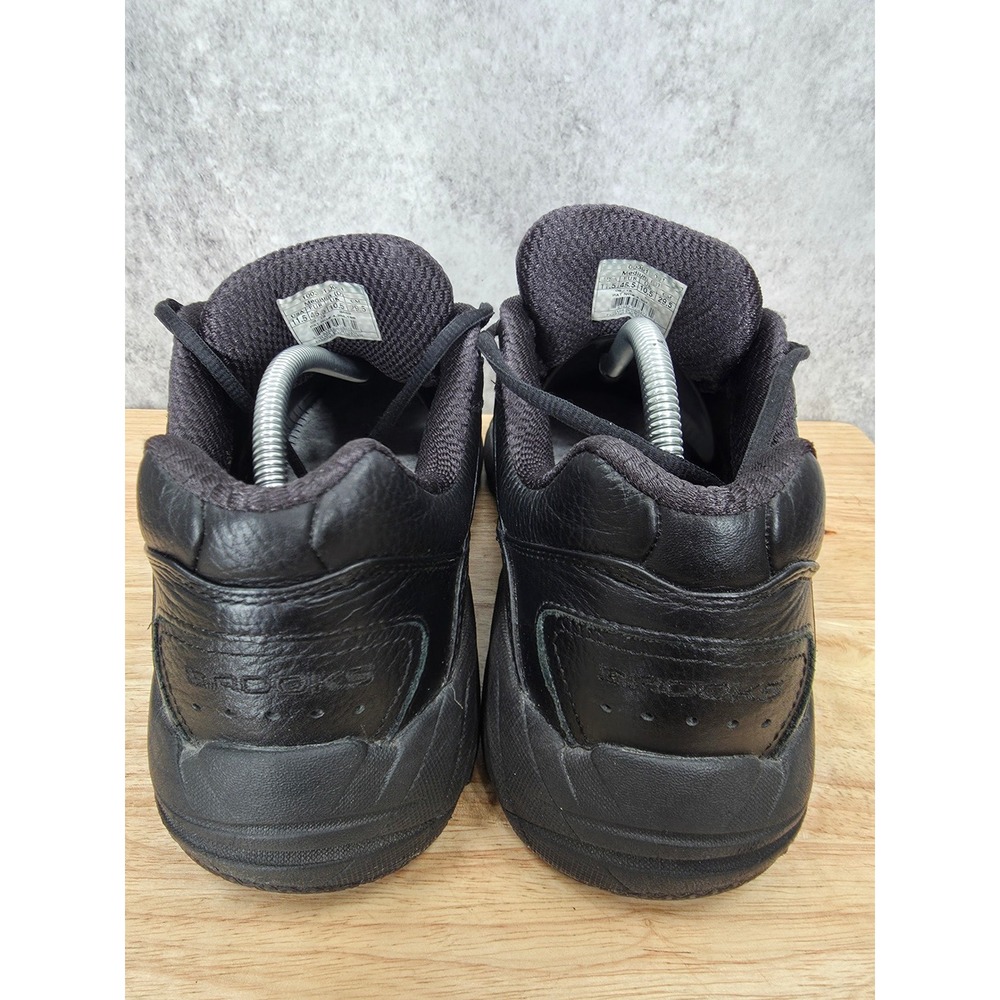 Brooks Addiction Walker Walking Shoes Mens 11.5 Black Leather  No Insole - Picture 8 of 10